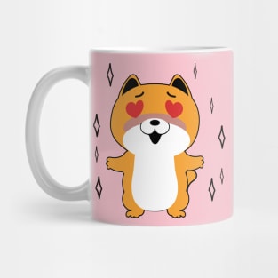 Dog in love so cute. Mug